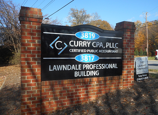Curry CPA PLLC Signage