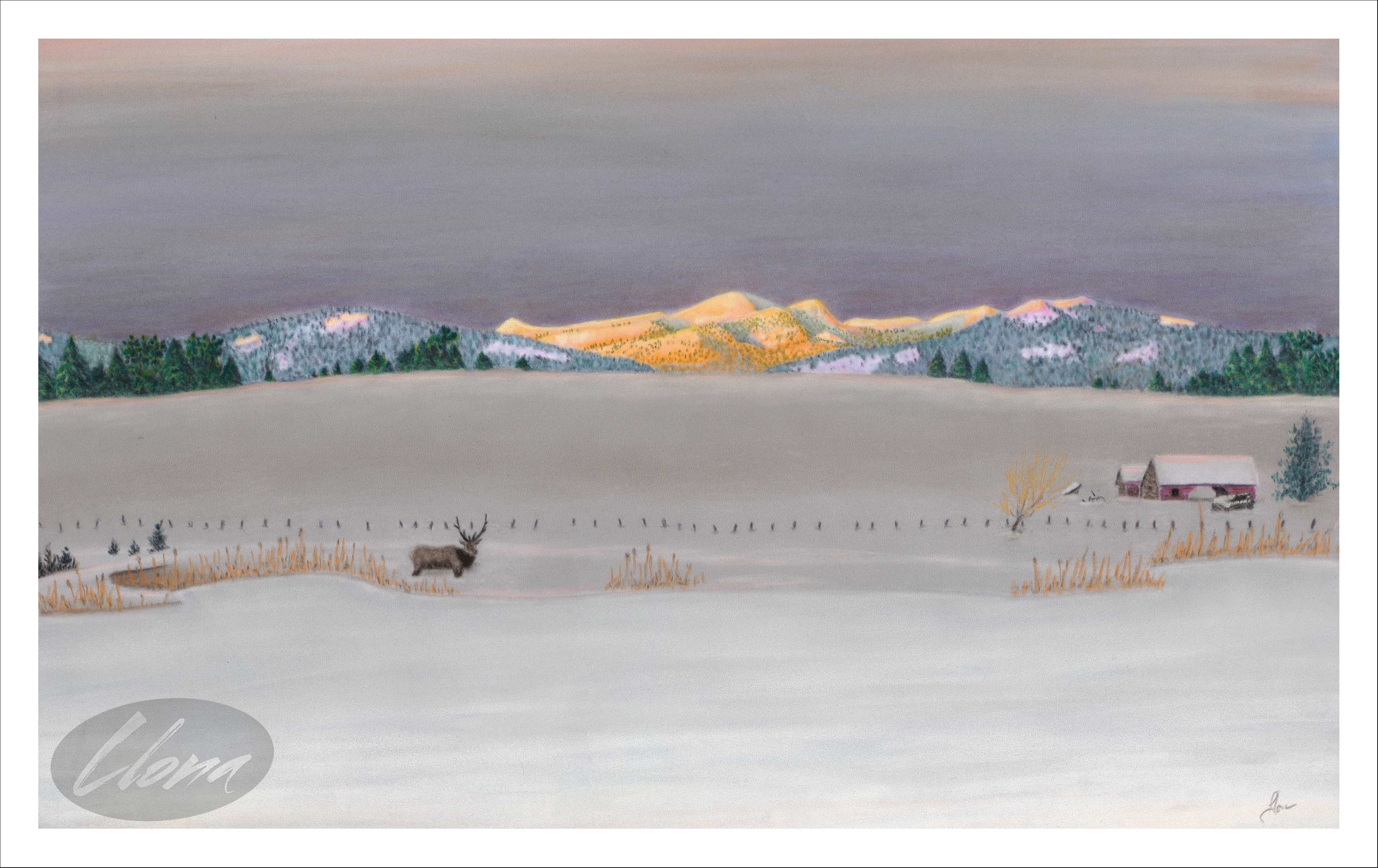 Sun Rise on Council Mountain
Original Pastel Painting
 12" x 20"