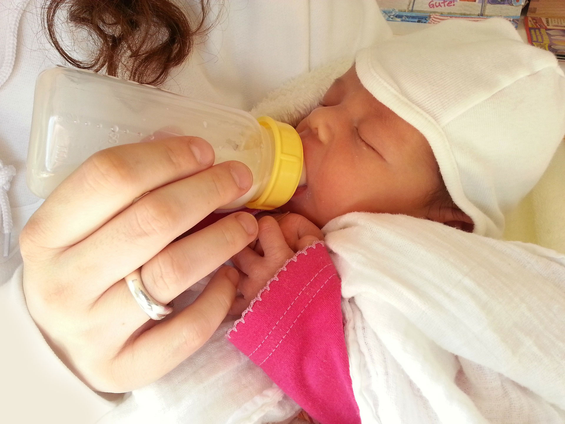 Baby Drinking Milk