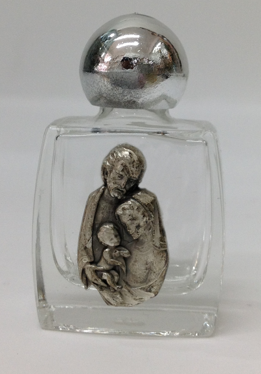 BOTELLA CON IMAGEN DE LA SAGRADA FAMILIA