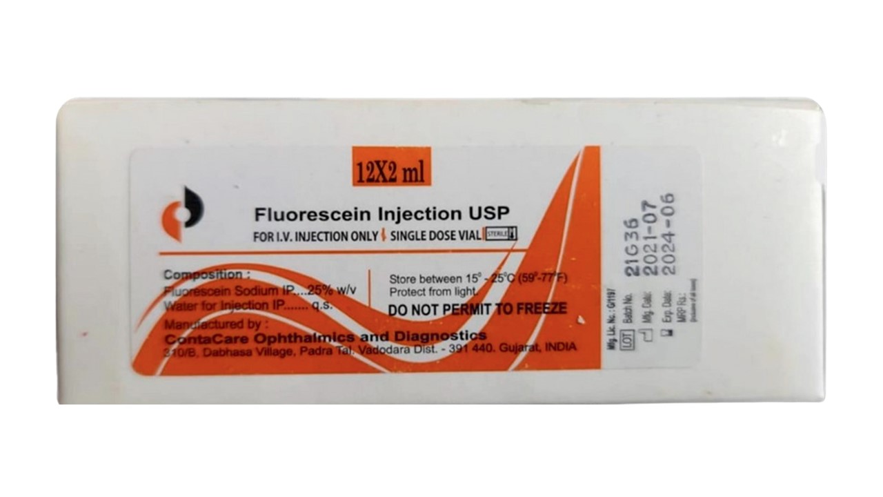 FLUORESCEINA 25%
CAJA CON 12 PIEZAS