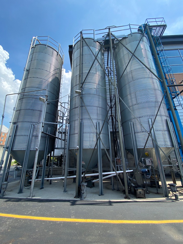 Grain Silos - New Riff Distilling Distillery