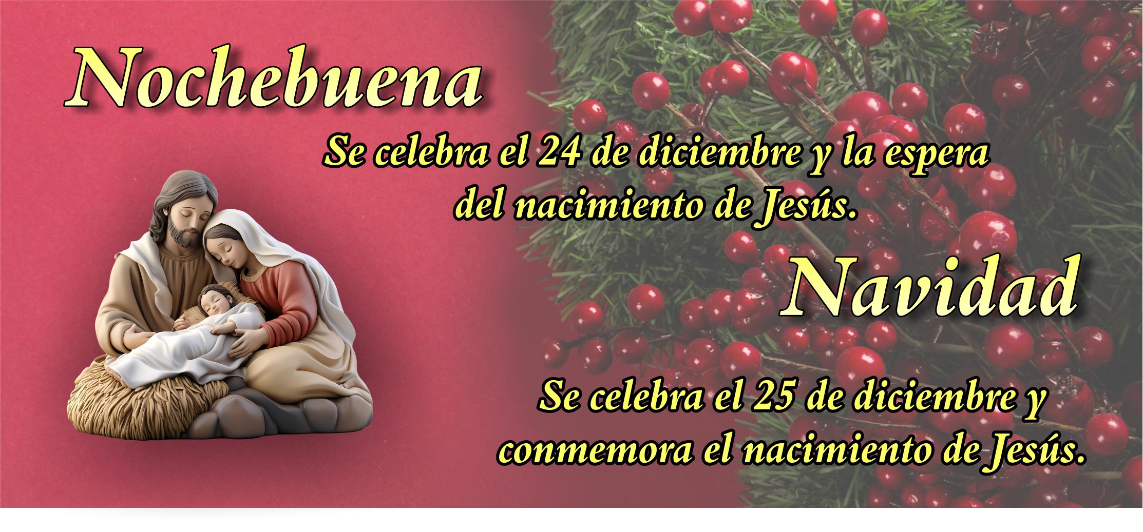 Imagen de altar de Día de Muertos con texto descriptivo sobre la celebración, acompañada de ilustraciones de calaveras coloridas decoradas con flores. Imagen de altar de Día de Muertos con texto descriptivo sobre la celebración, acompañada de ilustraciones de calaveras coloridas decoradas con flores.