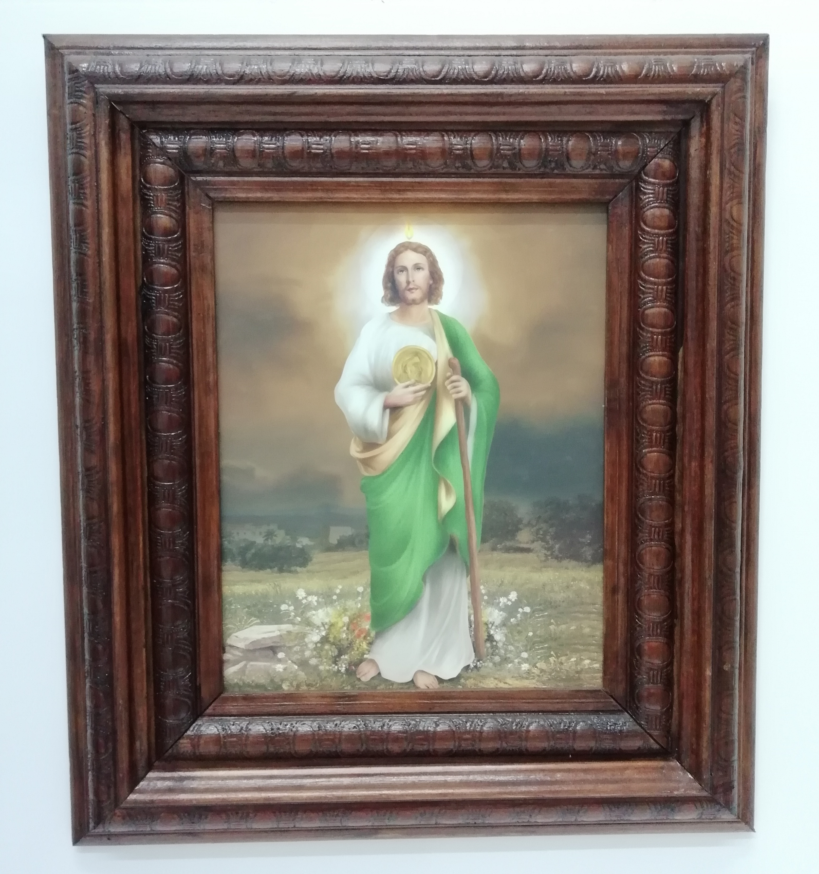 SAN JUDAS TADEO
litografia en marco de madera de pino color caoba 20cm x 25cm - 30cm x 40cm - 40cm x 50cm - 50cm x 70cm

preguntar por existencias.