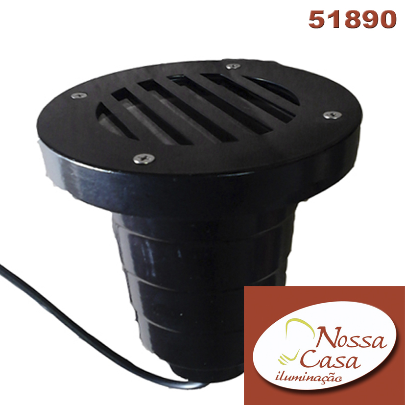 Embutido Solo preto c/grade p/ Par38
