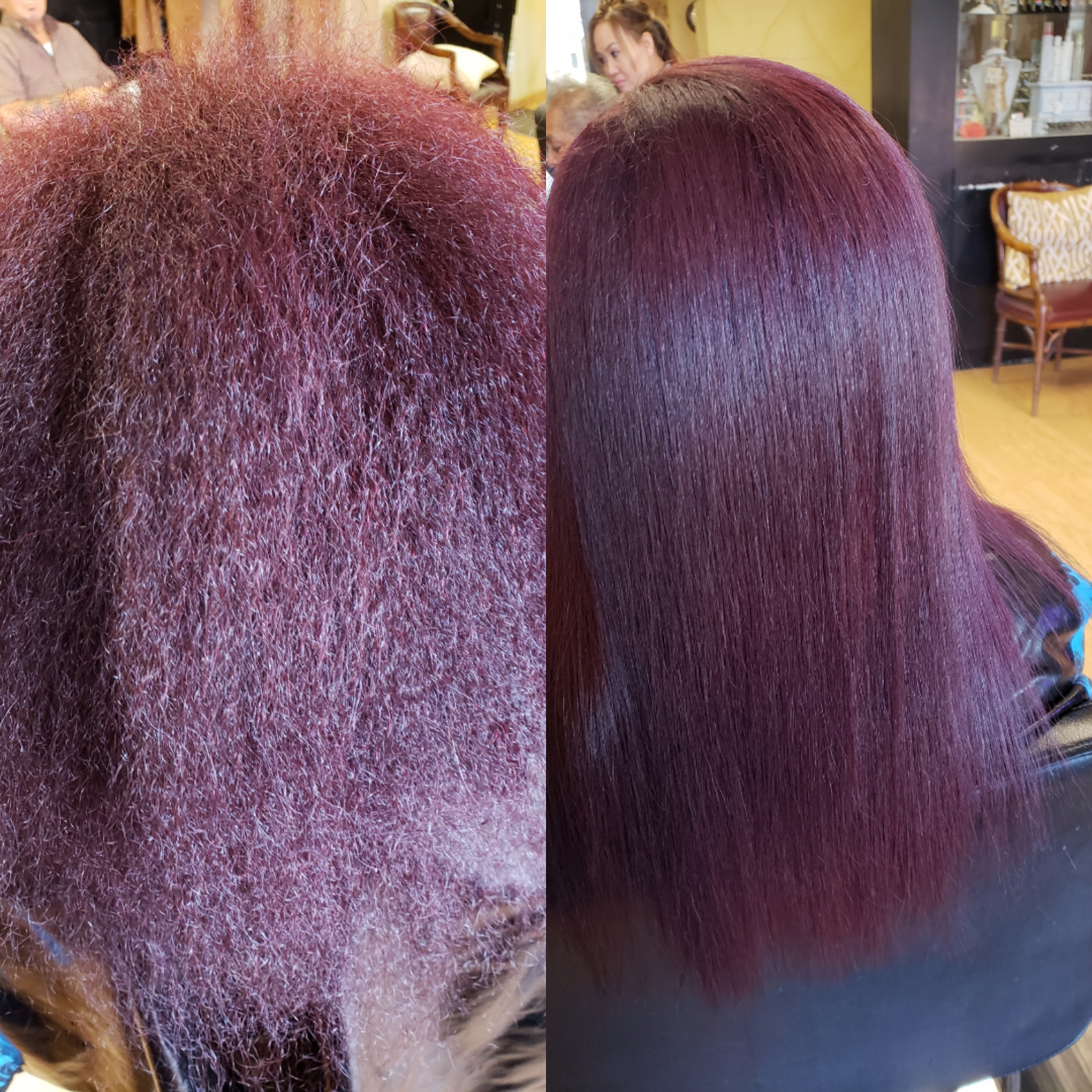 Straight Purple Hair